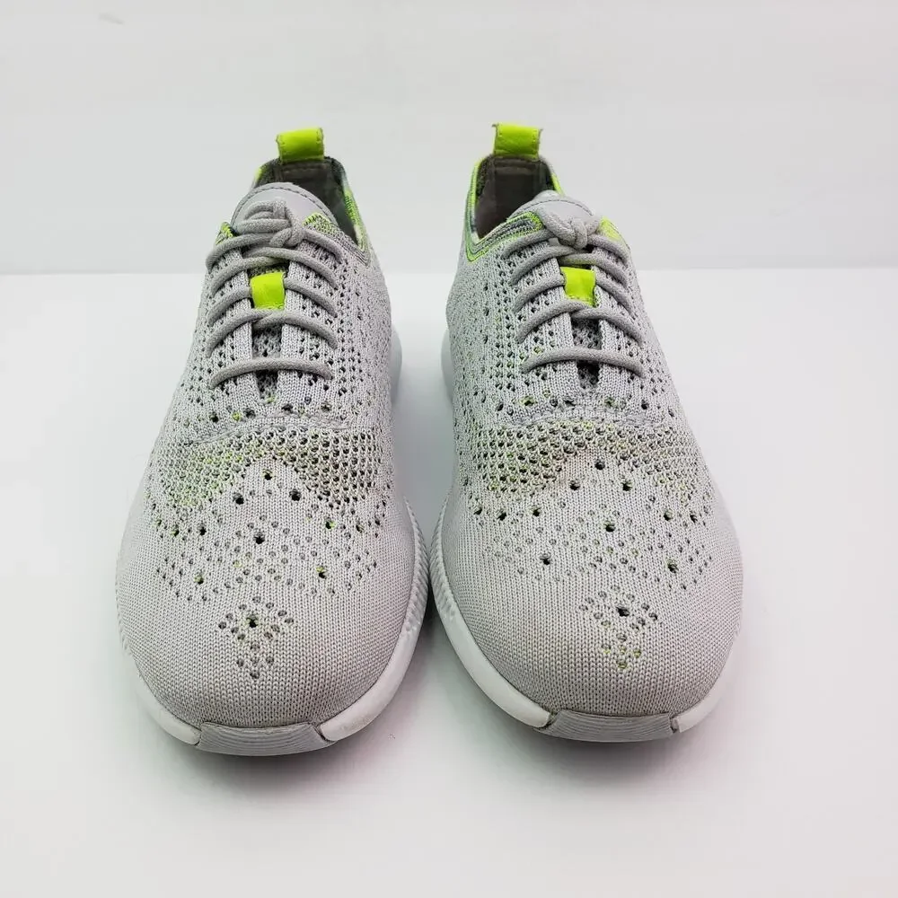 Cole Haan Grand OS Womens Size 9 B Gray Volt Fly Knit Oxford Sneaker Shoes W2284